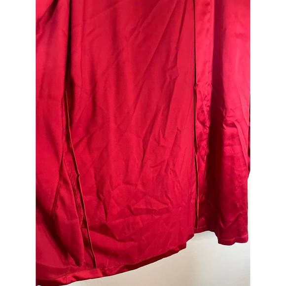 Victoria's Secret | Crimson Red Mini Wrap Robe Size XS/s - Picture 5 of 7